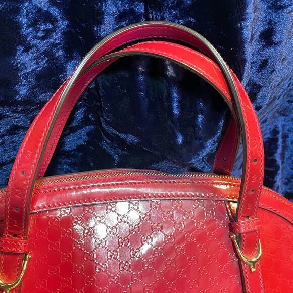 Gucci Red Microguccissima Shoulder Bag COMES WITH A COA - Picture 3 of 12